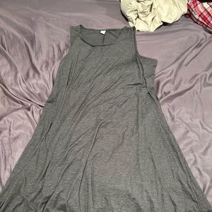 Gray tank top dress